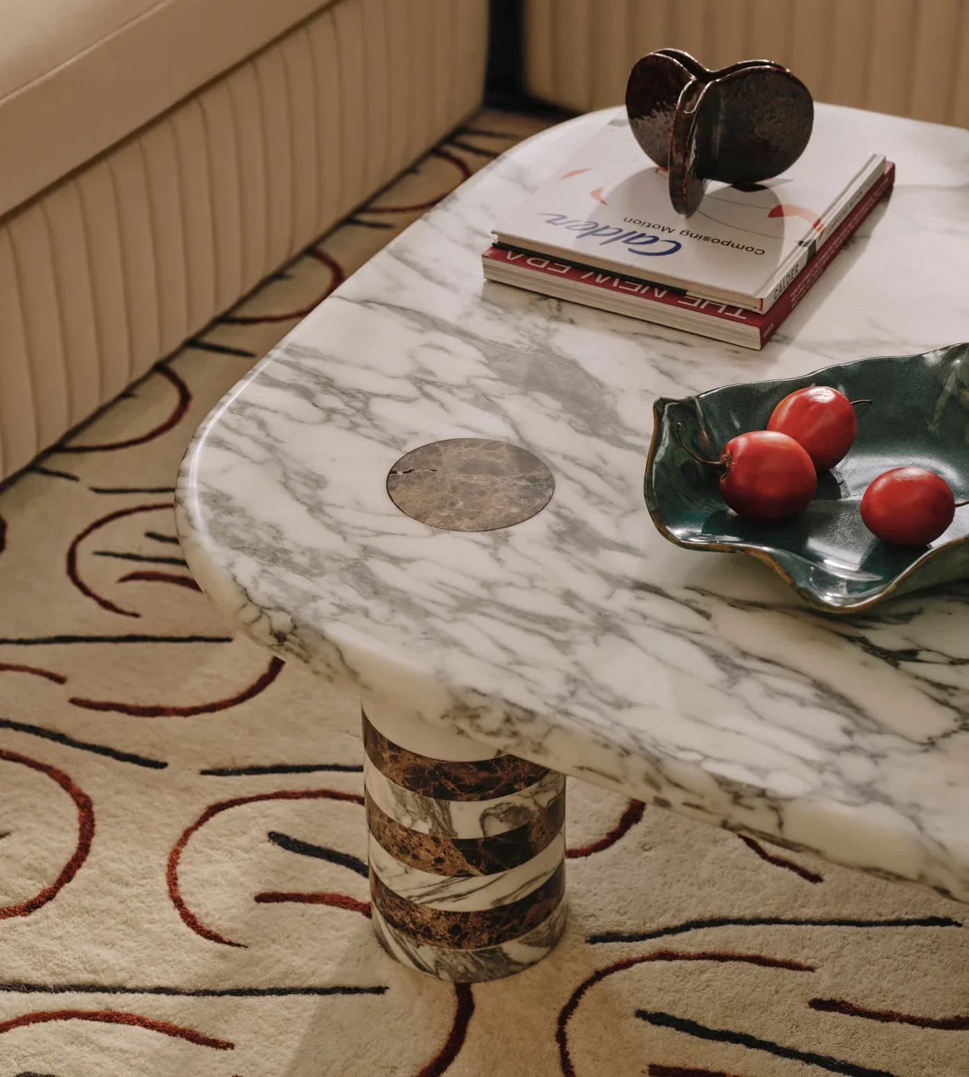 Luxury Italian Minimalist Marble Coffee Table for Modern Living Rooms