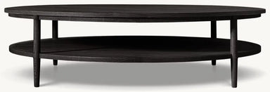 Modern Luxury Solid Wood Round Coffee Table for Elegant Living Rooms