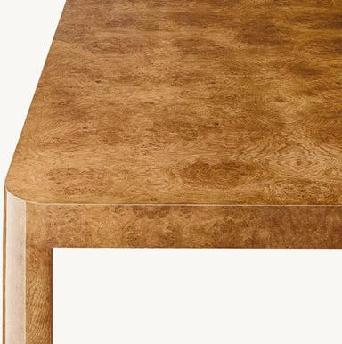 Elegant Modern Solid Oak Wood Dining Table - Handcrafted Rectangular Design