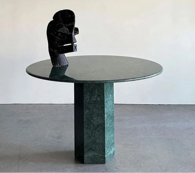 Tostone Elegant Green Marble Coffee Table for Modern Living Room Decor