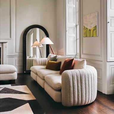 Chic Modern Boucle Sofa, Plush Luxury 3-Seater for Ultimate Living Comfort
