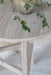 French Chic Minimal Recycled Solid Wood Accent Table - SD Grey White
