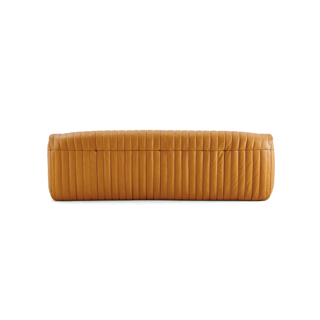 Modern Minimalist Leather Upholstered Sofa Couch for Living Room Comfort