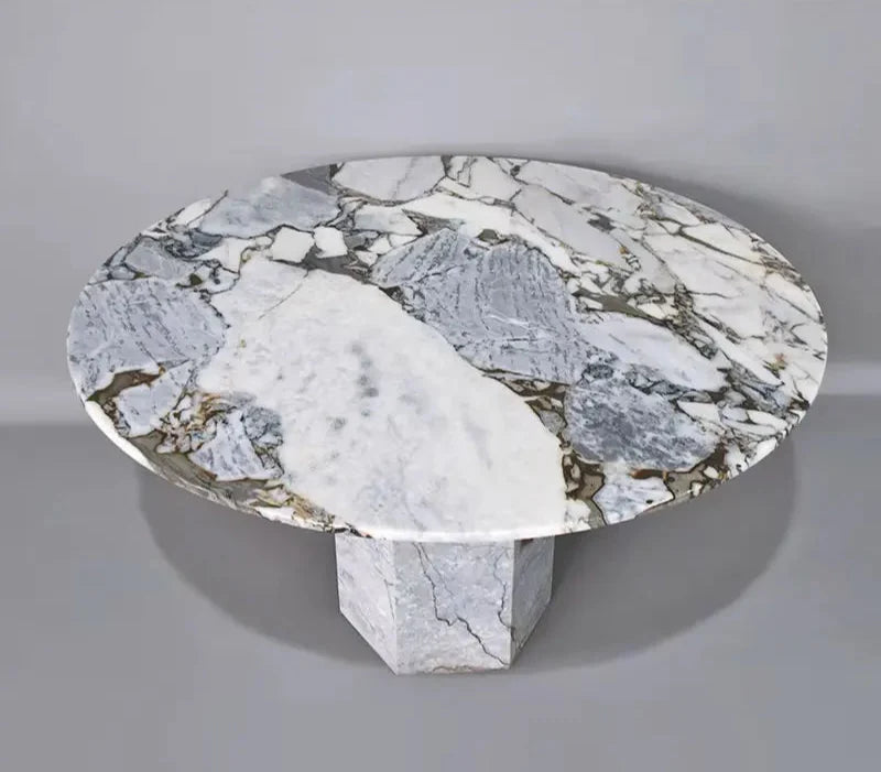 Tostone Catacatta Viola Natural Marble Coffee Table for Modern Living Room