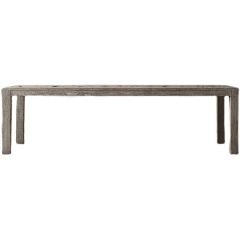 Elegant Solid Wood Dining Table for Home or Restaurant, Customizable Size & Color