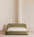 Luxury Handcrafted Velvet Platform Bed Frame - Comfortable, Modern, Solid Wood