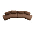 Luxury Curved Modular Fabric Sectional Sofa - Ergonomic Designer Living Room Couch