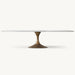 Luxury American Rectangular Dining Table, Solid Wood, Customizable, Elegant