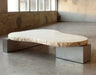 Wabi-Sabi Natural Travertine Coffee Table | Irregular Beige Living Room Accent