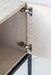 Japandi Recycled Pine Steel Sideboard: Rustic Wood Accent Cabinet for Living Room