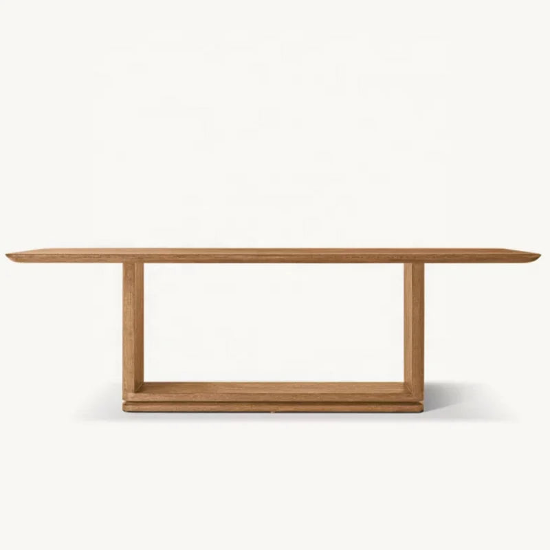 Premium American Solid Wood Dining Table, Customizable for Home & Hotel