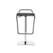 Modern Adjustable Swivel Bar Stool, Chromed Base, Premium PU Leather