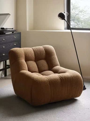 Cozy Cloud Single Sofa Chair Bed Modern Fabric Sleeper for Living Room