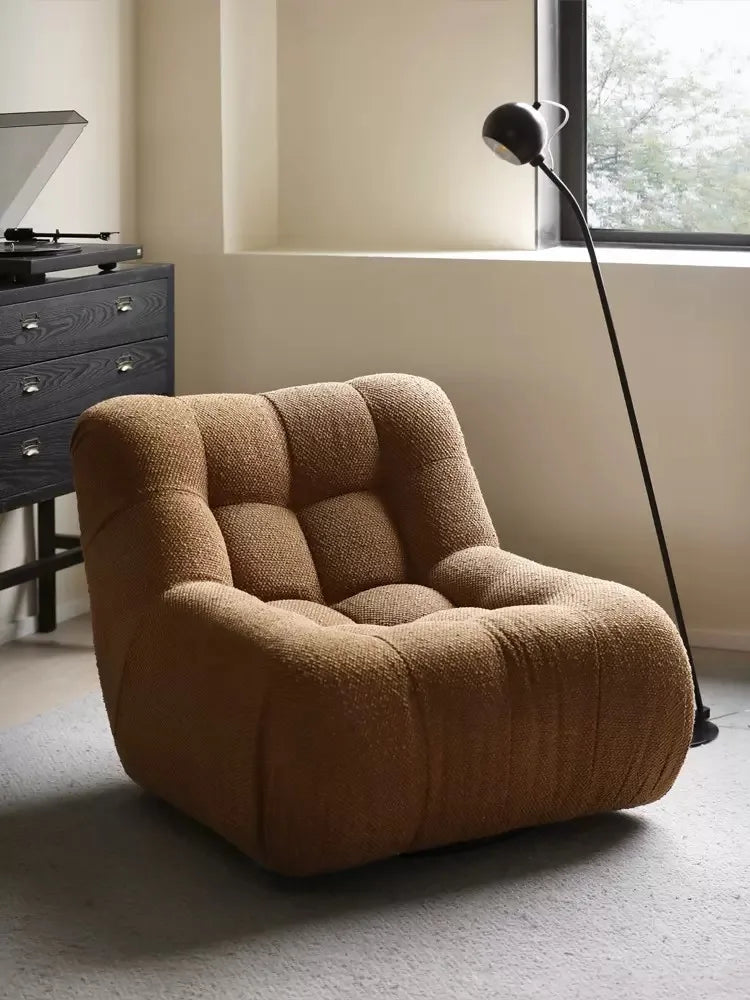 Cozy Cloud Single Sofa Chair Bed Modern Fabric Sleeper for Living Room