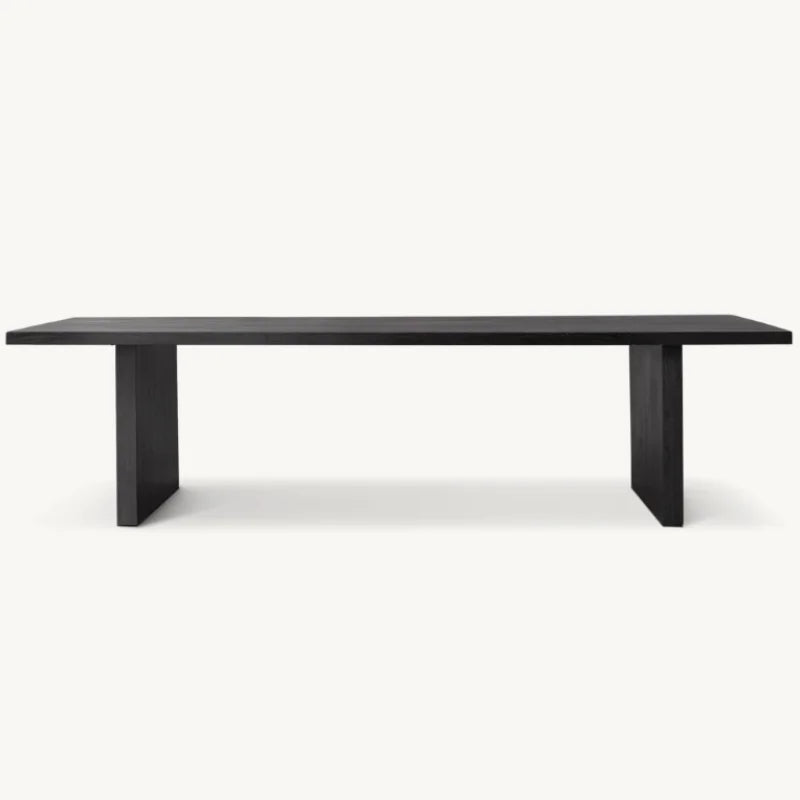 Premium Solid Wood Square Dining Table - Customizable American Style Home Furniture