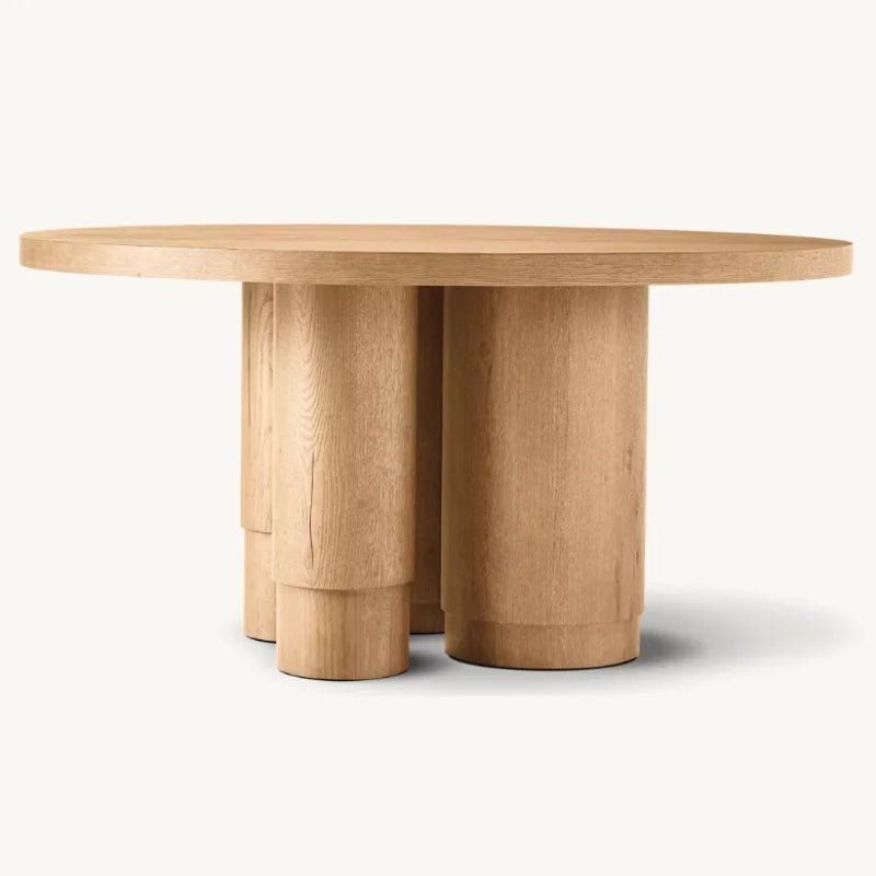 American Classic Solid Oak Dining Table Set | Customizable Home & Hotel Furniture