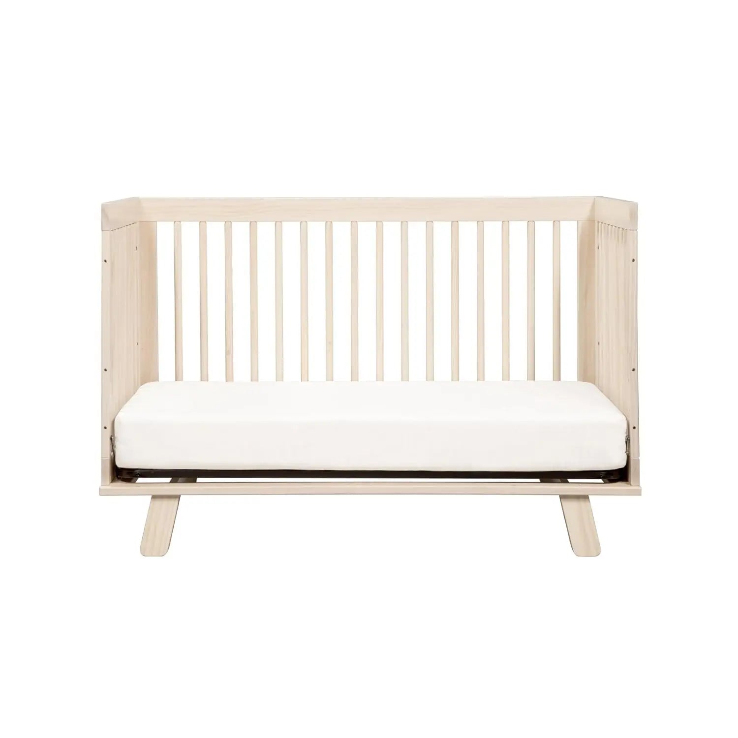 Versatile 3-in-1 Wooden Convertible Baby Crib Toddler Bed Daybed, Adjustable Heights
