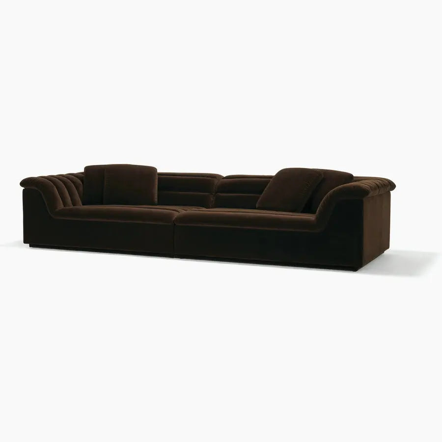 Comfy Tufted Extra Deep Seat Cuddle Linen Upholstery Sleeper Sofa Sectional Couch