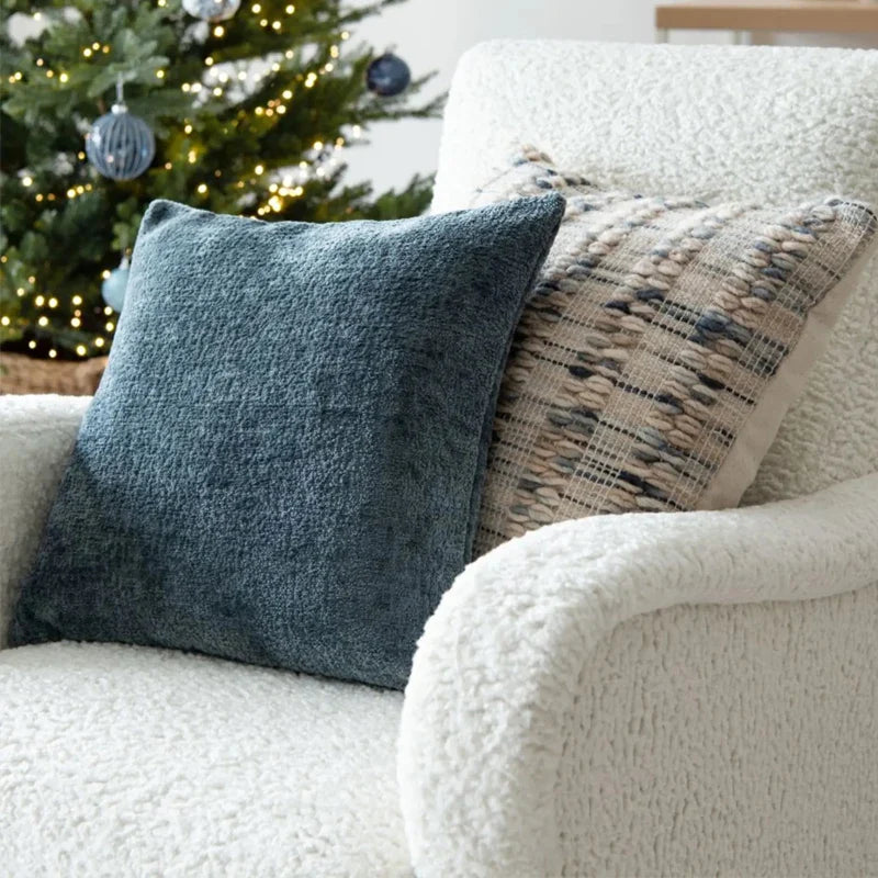 Elegant Ivory Boucle Leisure Chair: Modern Single Couch for Living Room & Hotel