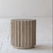 Versatile Modern Recycled Pine End Table Stool - Chic Mega Grey Finish