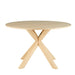 Classic Solid Oak Wood Round Dining Table Modern Kitchen Wedding Furniture