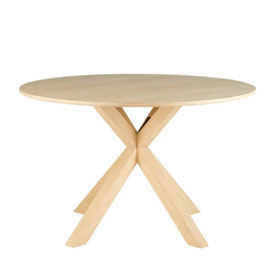 Classic Solid Oak Wood Round Dining Table Modern Kitchen Wedding Furniture