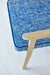 Elegant Mid-Century Modern Japandi Accent Chair - Fabric & Oak Living Room Seating