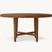 Elegant Round Solid Wood Dining Table for Restaurant, Hotel, Villa, Home