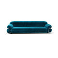Elegant Mid-Century Modern Velvet Sectional Sofa Set – Luxurious Living Room Couch