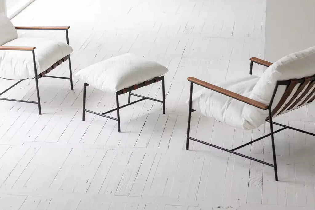 Plush Cloud Armchair: Scandinavian Modern Velvet Accent Chair for Living Room