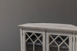 Elegant Mid-Century French Style Solid Recycled Pine Sideboard with Glass
