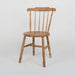 Charming Antique Oak Farmhouse Dining Chair - Slat Back Spindle Cottage Style