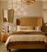 Luxurious Handcrafted Oak Veneer Modern Stylish Bed for Villas & Apartments