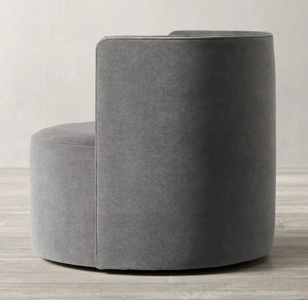 Modern Upholstered Swivel Accent Arm Chair for Living Room Comfort