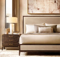Modern Handcrafted Durable American Wood Platform Bed for Comfortable Bedroom