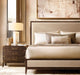 Modern Handcrafted Durable American Wood Platform Bed for Comfortable Bedroom