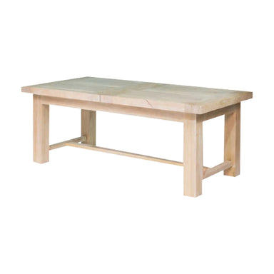 Premium Extendable Solid Oak Trestle Dining Table for Modern Homes