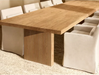 Customizable Solid Wood Dining Table: American Farmhouse Style, Home & Hotel