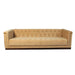 Luxurious Chesterfield Velvet Sofa Couch - Elegant Oak Wood Frame, 3-Seater