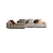 Luxurious Modular Italian Design Leather Corner Sofa Set for Living Room