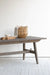 Vintage Smoky Grey Solid Wood Recycled Pine Scandinavian Dining Table