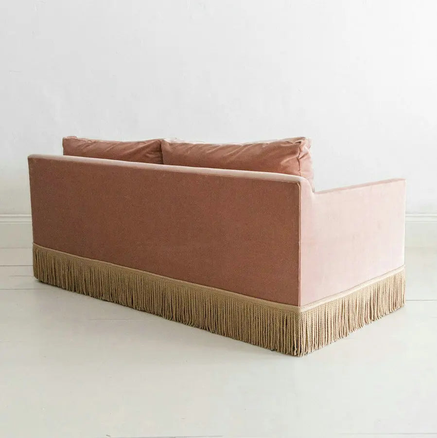 Elegant Velvet Fringe Tassel Sofa for Living Rooms and Apartments