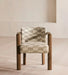 Modern Customizable Solid Wood & Fabric Dining Chair for Home & Restaurant