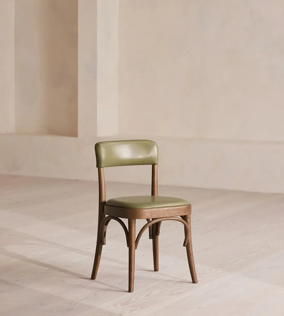 Modern Solid Wood Armless Dining Chair Customizable Home Furniture