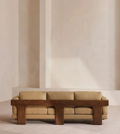 Modern Modular Luxury Three-Seater Sofa for Living Room, Durable Handcrafted Design
