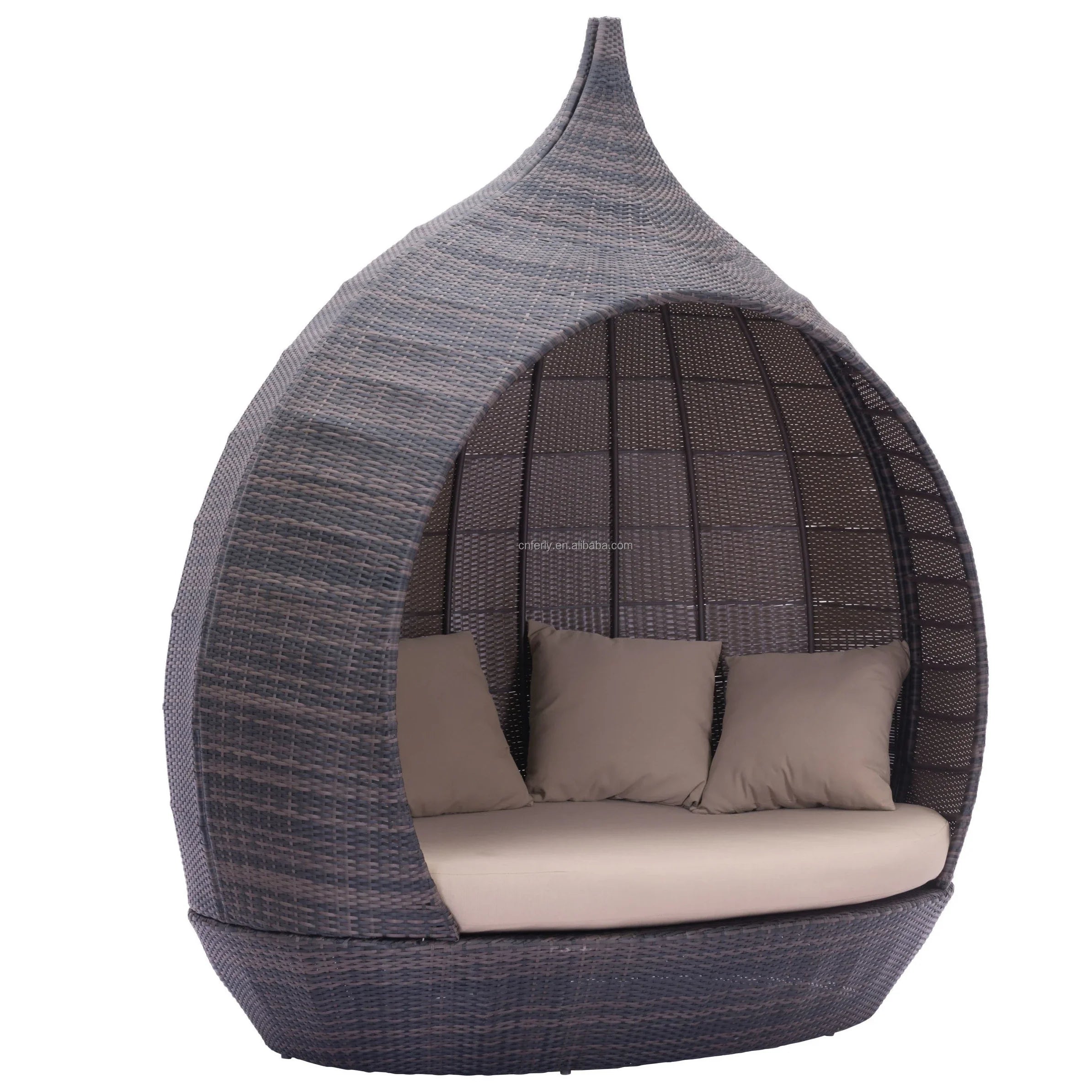 Premium Project Grade All Weather Wicker Commercial Outdoor Sunbed