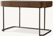 Modern Luxury Handcrafted Wood Office Writing Desk with Custom Finish