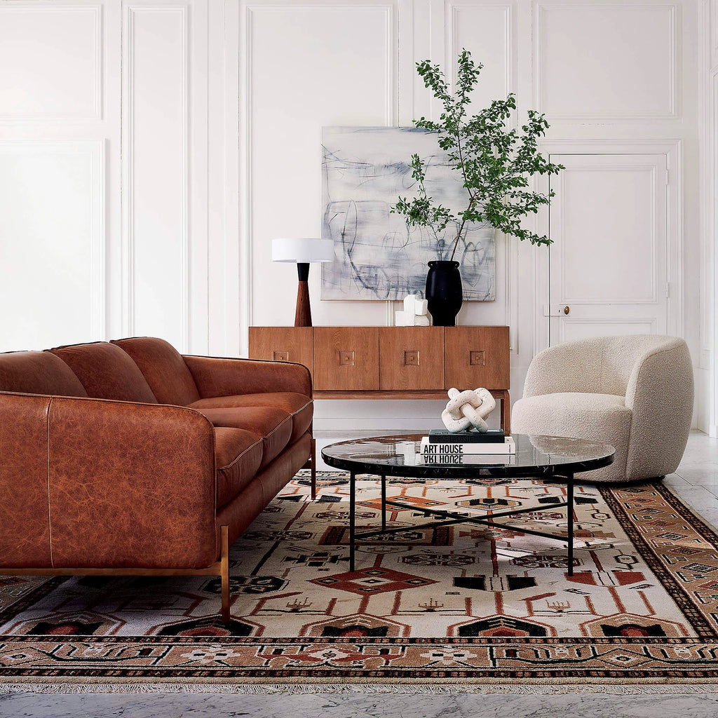 Modern Oatmeal Cotton Upholstered Swivel Club Chair for Living Room & Hotel