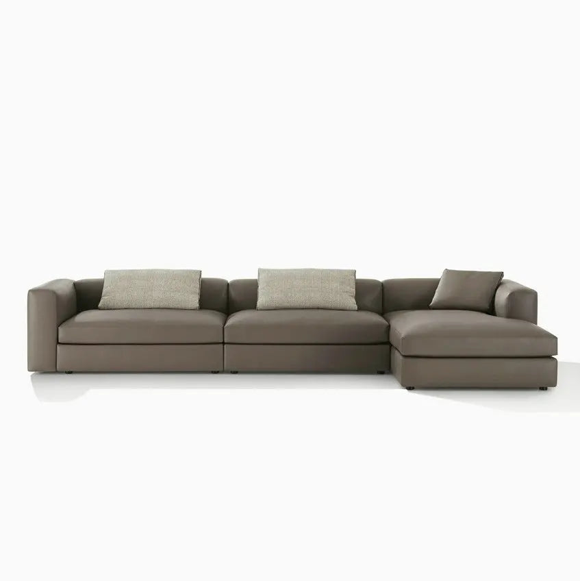 Modern Luxury Modular L-Shape Corduroy Foam Sectional Corner Living Room Sofa
