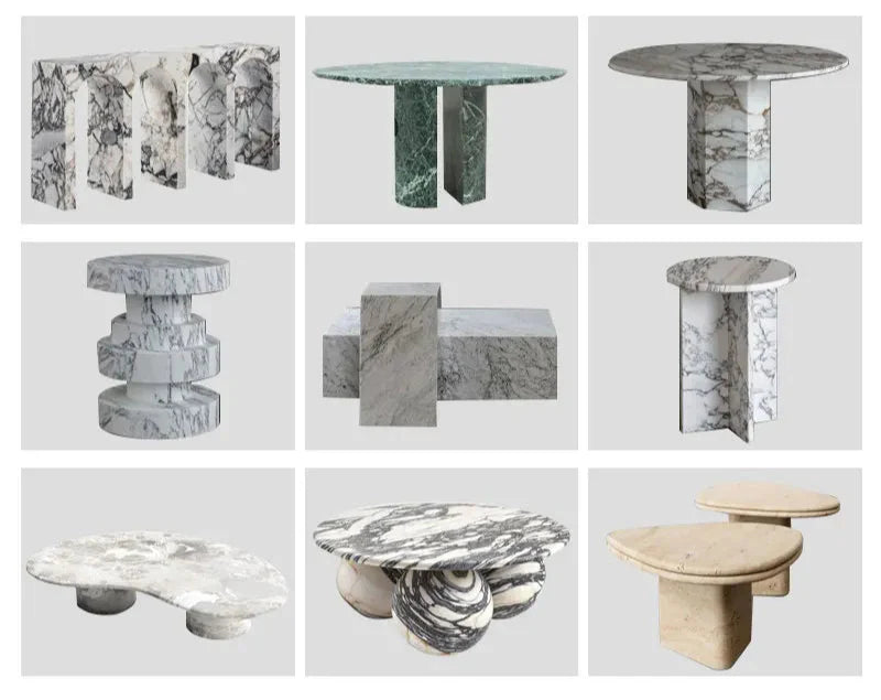 Luxurious Natural Calacatta Viola Marble Console Table for Elegant Living Spaces
